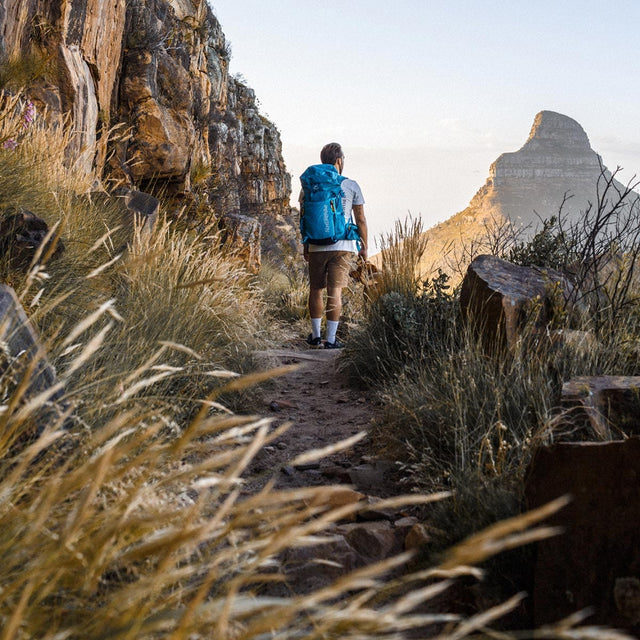 Male hiker enjoying outdoor hike with essential Naturehike gear