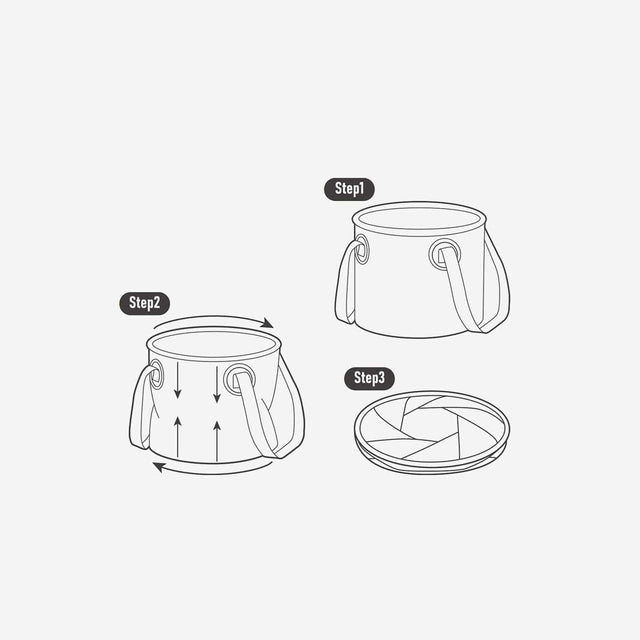 Foldable Round Bucket