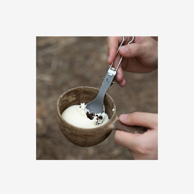 Titanium Alloy Folding Spork
