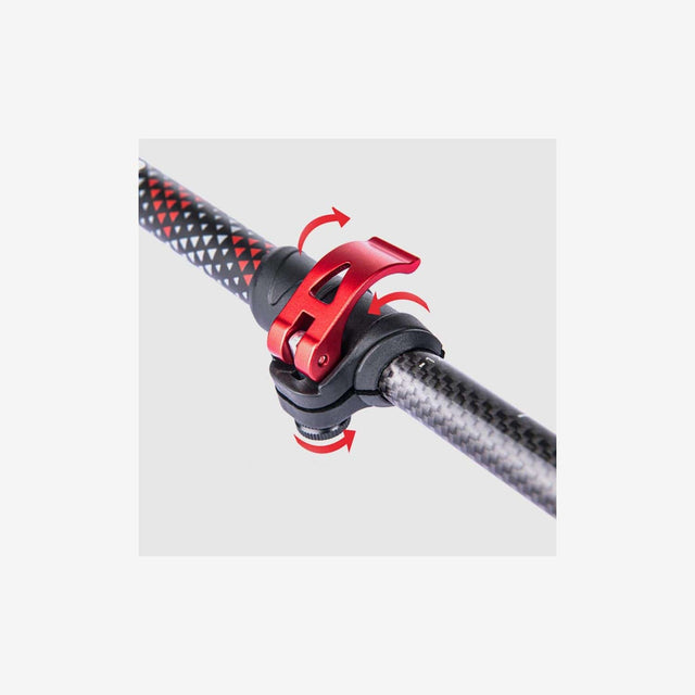 3-Node Carbon Fibre Telescopic Trekking Pole