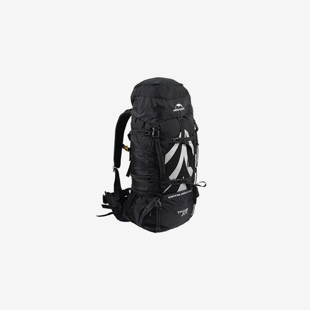 Naturehike 70 + 5L large hiking backpack with adjustable frame and multiple compartments