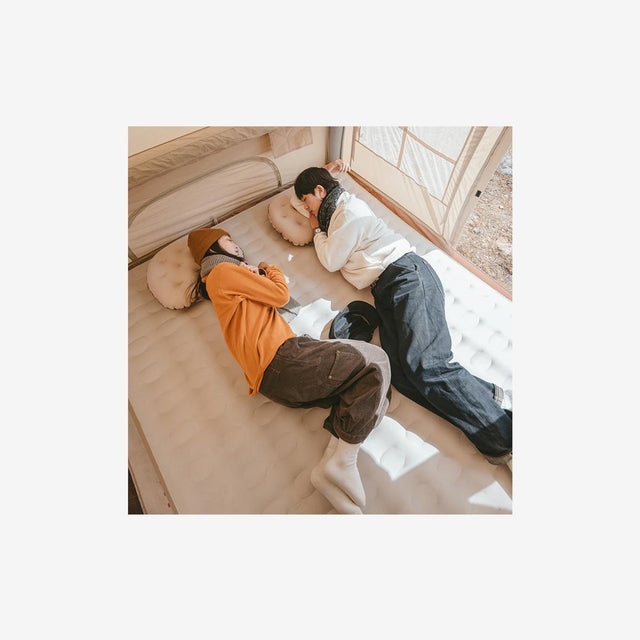 (Chenjing) Built-in pump fabric inflatable bed