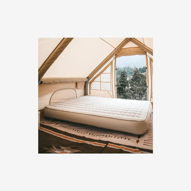 (Chenjing) Built-in pump fabric inflatable bed