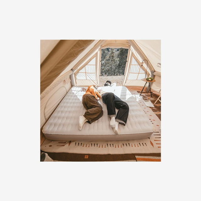 (Chenjing) Built-in pump fabric inflatable bed