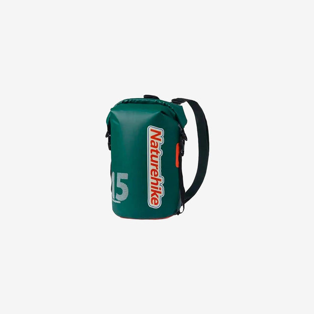 Naturehike waterproof backpack bag in bright orange for outdoor and hiking use