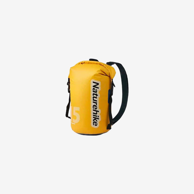 Naturehike waterproof backpack bag in bright orange for outdoor and hiking use