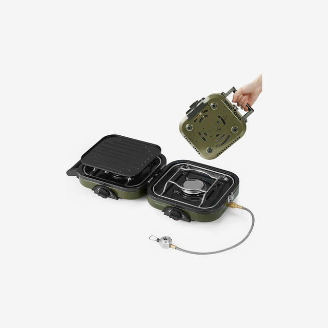 Folding Double Burner Gas Stove
