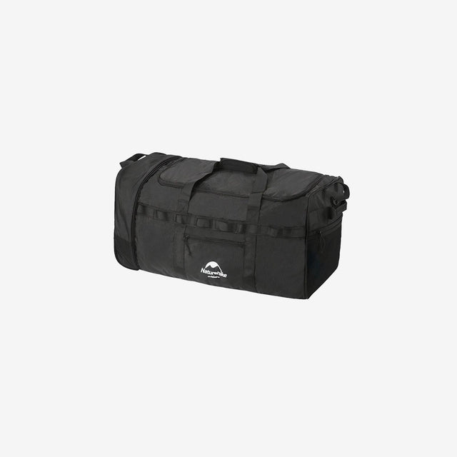 Naturehike 88L collapsible tug bag with heavy-duty wheels and pull handle