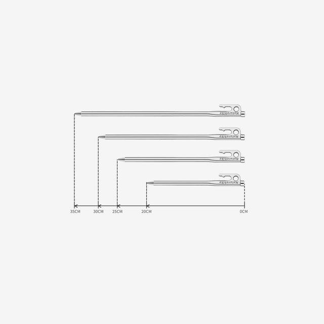 Stainless Steel Tent Pegs (Large)