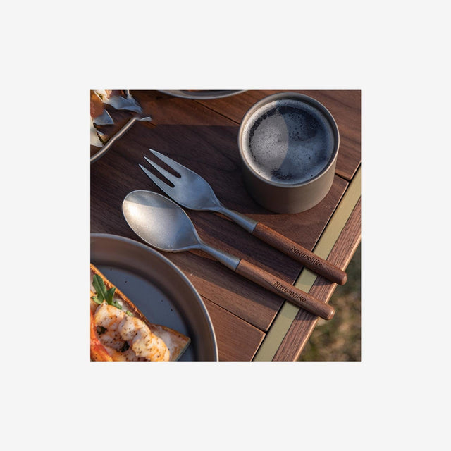 Stainless Steel Wooden Tea Spoon