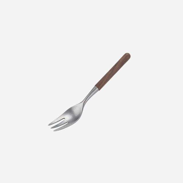 Stainless Steel Wooden Cake Fork