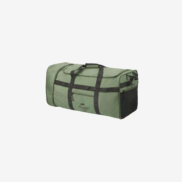 Naturehike 88L collapsible tug bag with heavy-duty wheels and pull handle