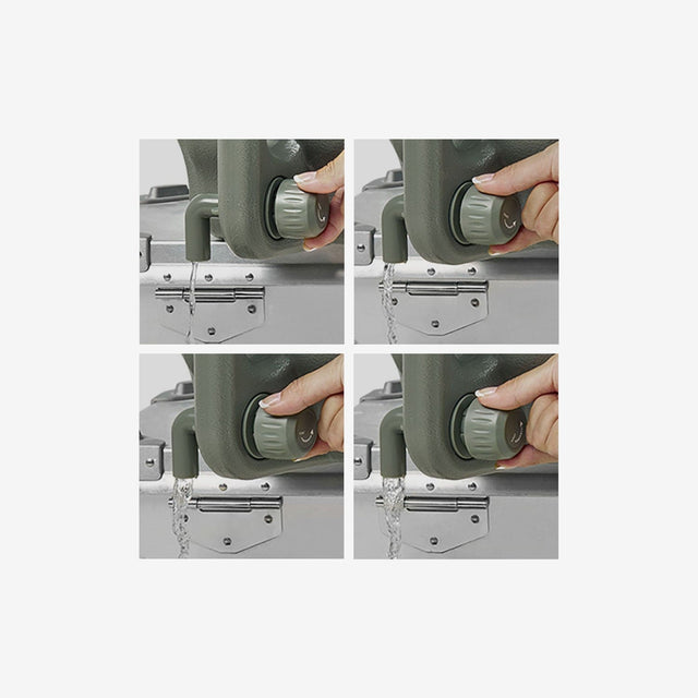 Outdoor Water Tank with Tap