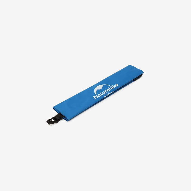 Inflator dry bag folded and packed flat for easy storage