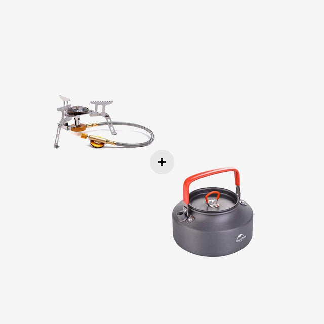 Camp Kettle + Split Folding Camp Stove Bundle