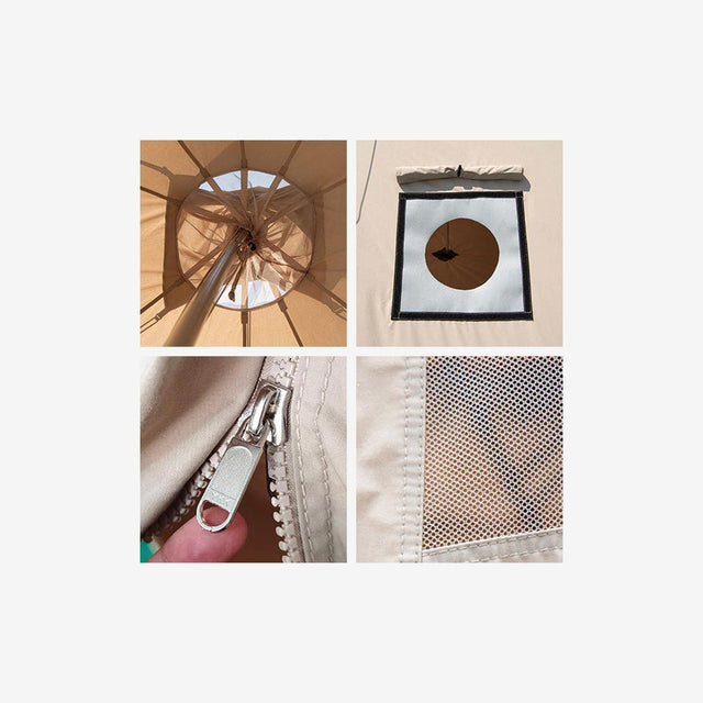 12.3 Cotton Pyramid Tent