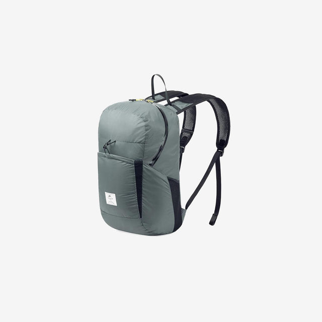 Naturehike 22L silicone foldable backpack in green, lightweight and compact