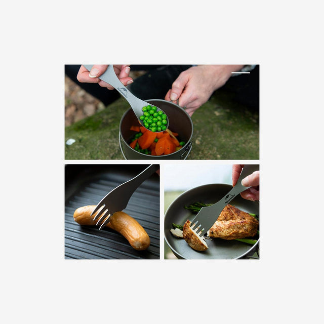 Titanium 3 in 1 Cutlery Set