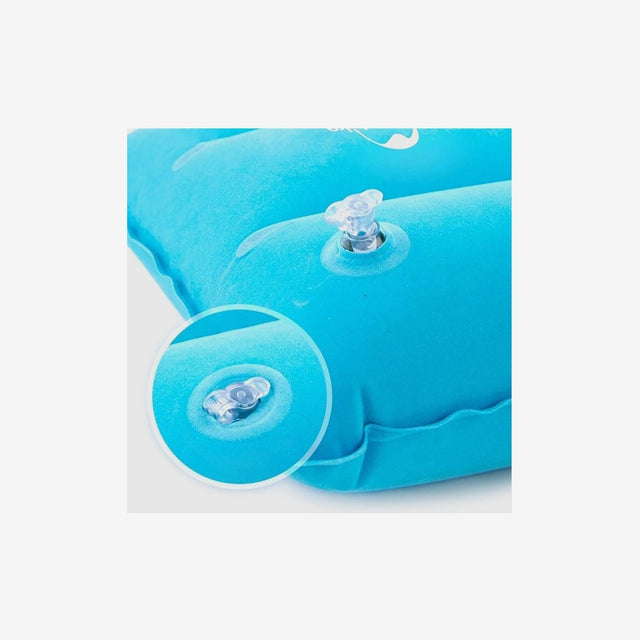 Close-up of rectangular design, air valve, and soft-touch exterior material