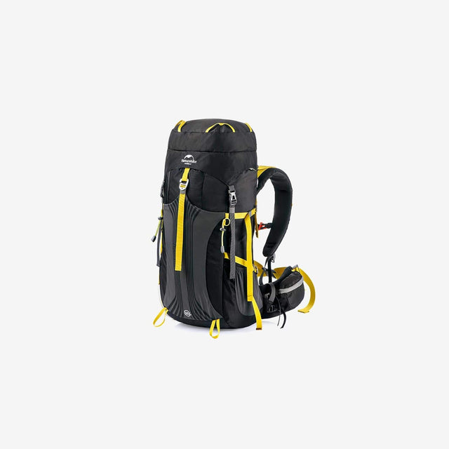 Naturehike 55 + 5L hiking backpack with adjustable straps and multiple compartments