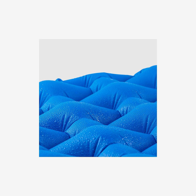 Close-up of prismatic dual-valve system and anti-slip double-layered material design