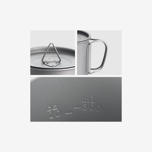 Titanium Cup with Lid