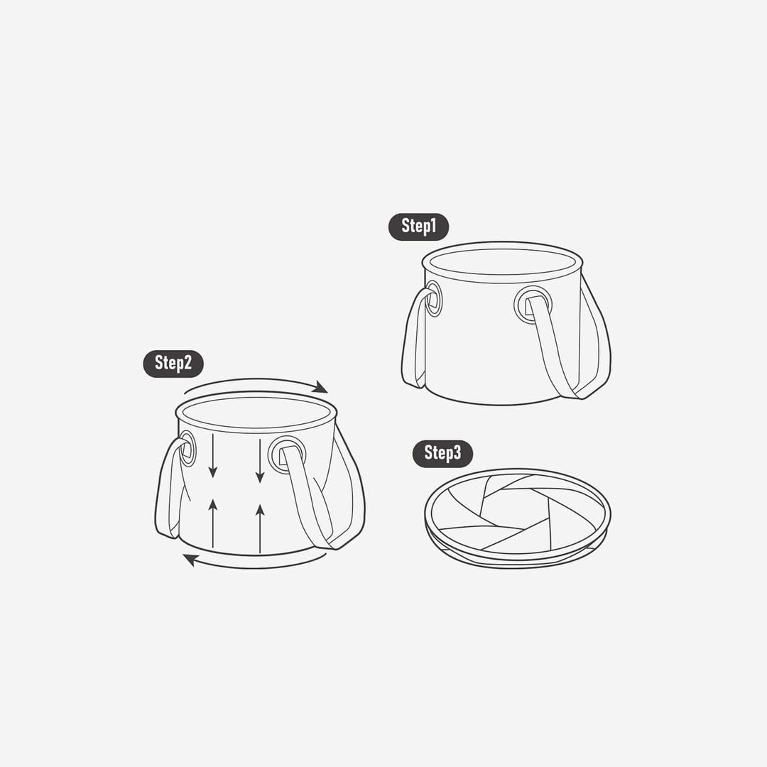 Foldable Round Bucket – Naturehike