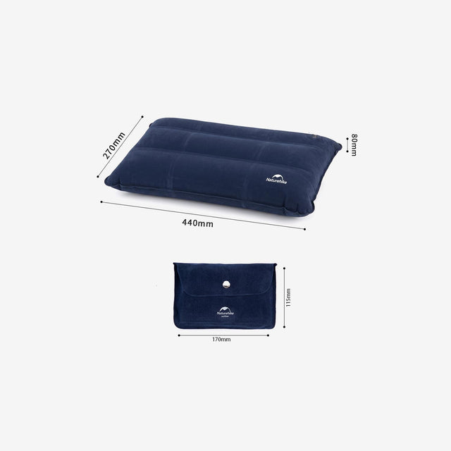 Rectangular-shaped inflatable Pillow