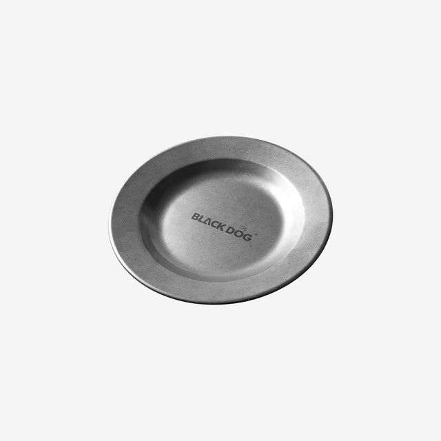 Retro Stainless Steel Dinner Plate