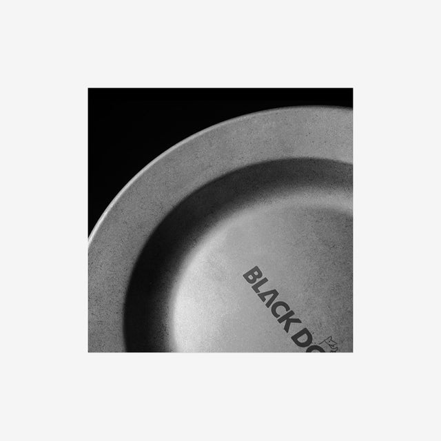 Retro Stainless Steel Dinner Plate
