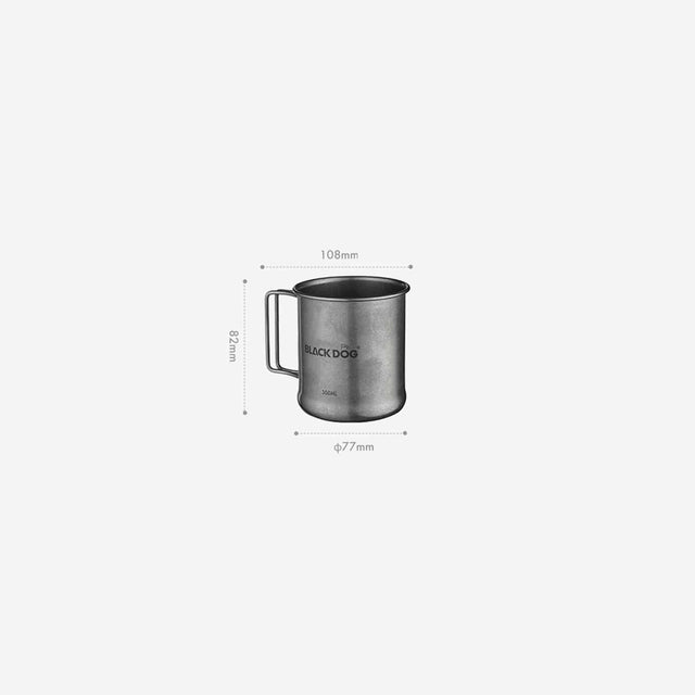 Retro Stainless Steel Folding cup