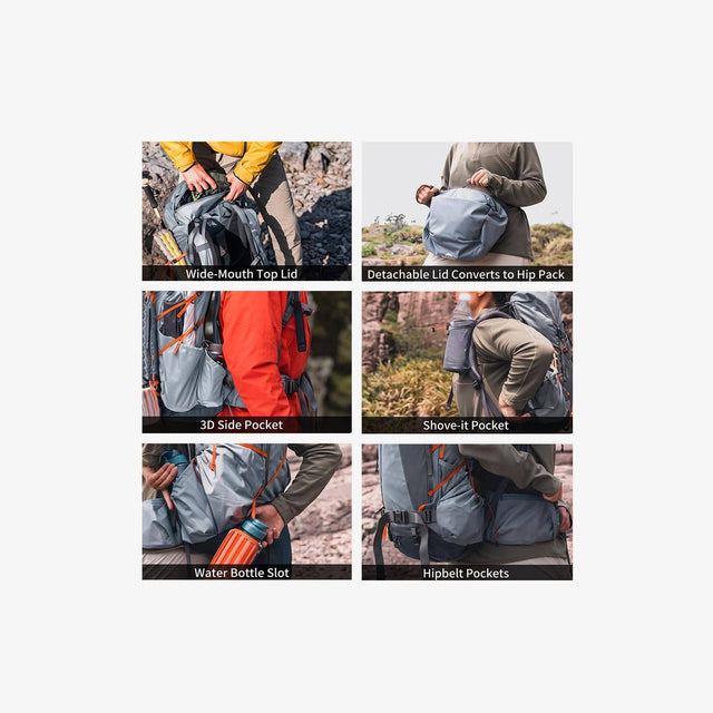 Seek-Wind Pro 65L + 5L