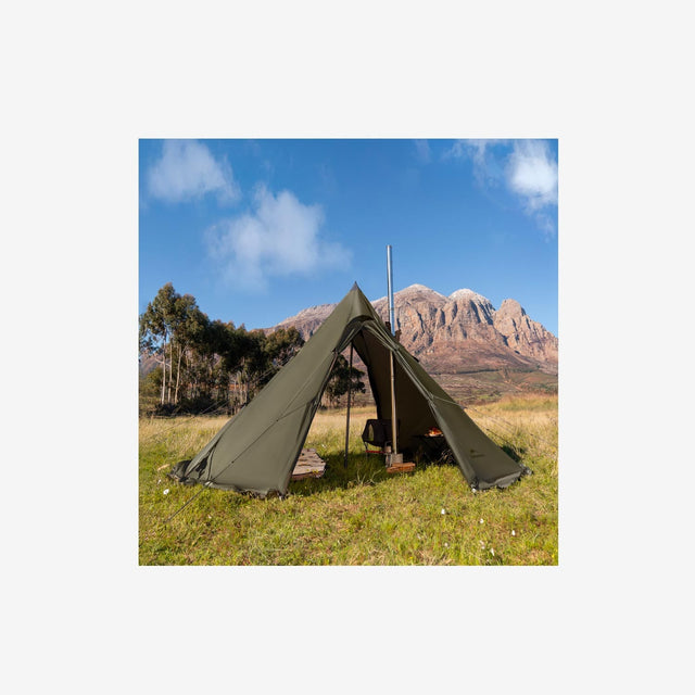 Pasture Fire Octagonal Pyramid Tent