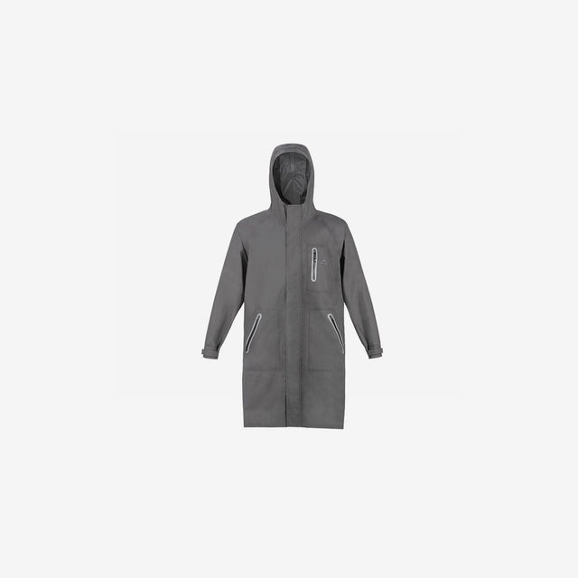 Long Hooded Rain Jacket