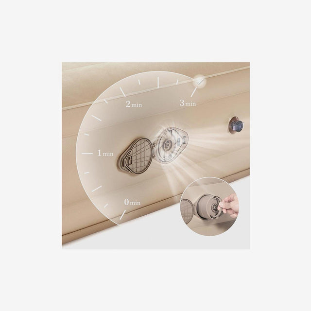 PVC Airbed with Built-in Air Pump