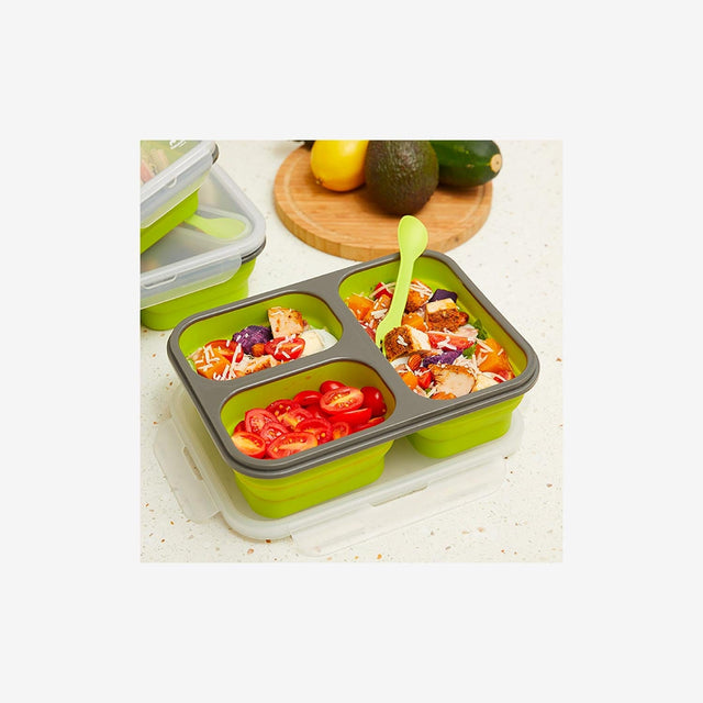 Silicone Foldable Lunch Box (M)
