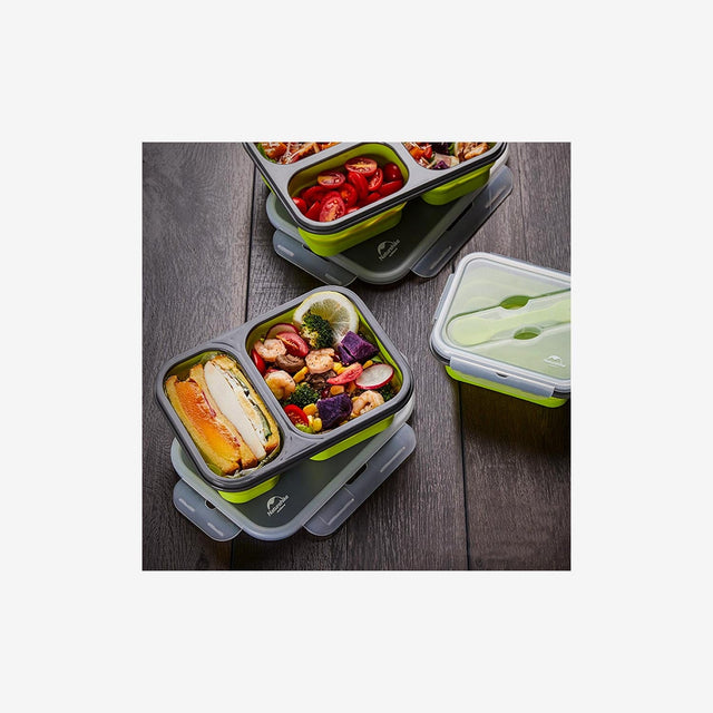 Silicone Foldable Lunch Box (M)