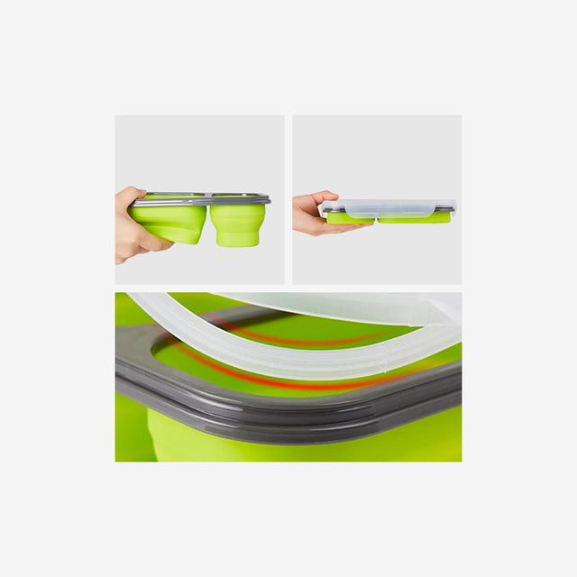 Silicone Foldable Lunch Box (M)