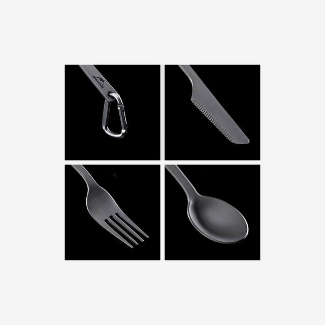 Titanium 3 Piece Cutlery Set