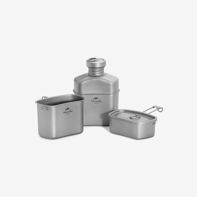 Military Style Titanium Mess Kit