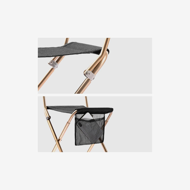 Ultralight Folding Stool with Back